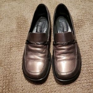 Pewter loafer, women's